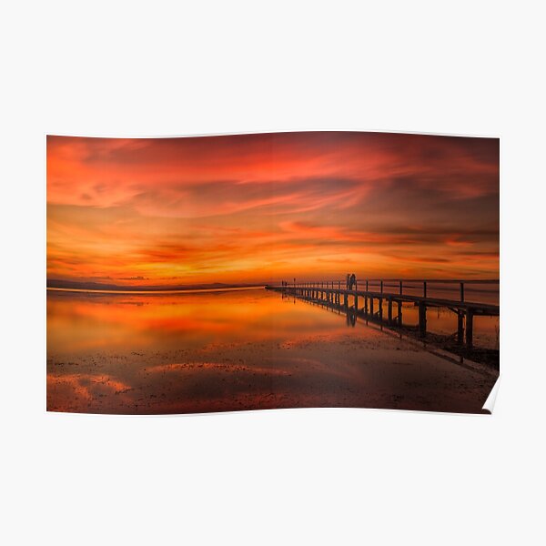 Long Jetty Sunset Poster