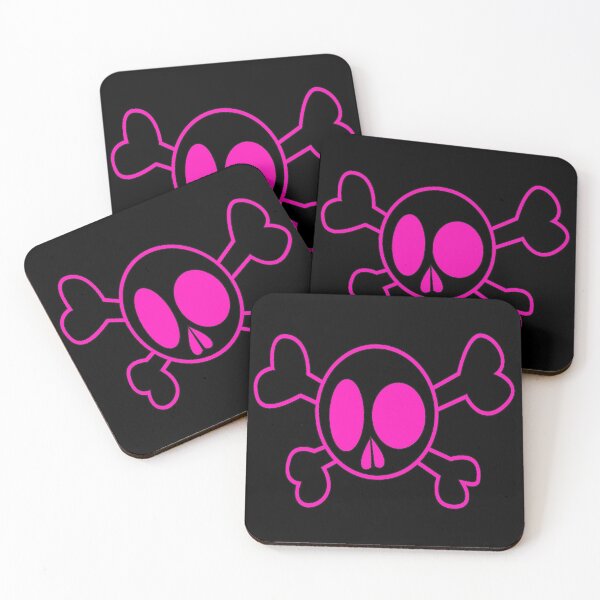 Item preview, PINK DRAWING SKULL WITH THIN BLACK EDGE 5 designed and sold by diego75bcn.