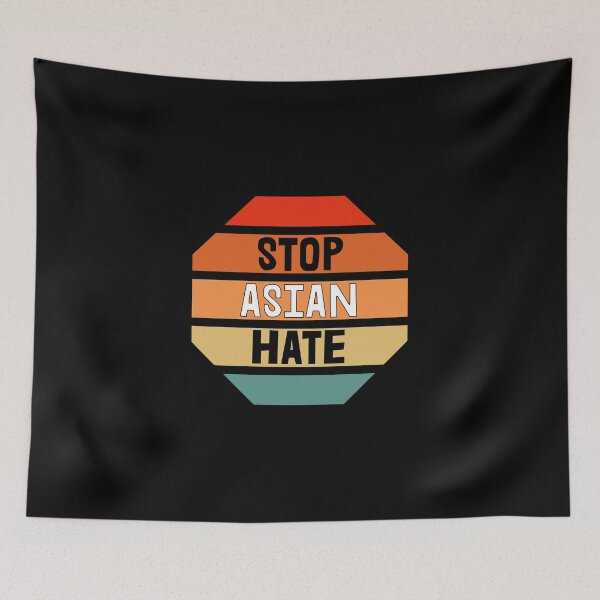Item preview, Stop Asian Hate Vintage Stop Sign AAPI Asian Lives Matter designed and sold by American-Proud.