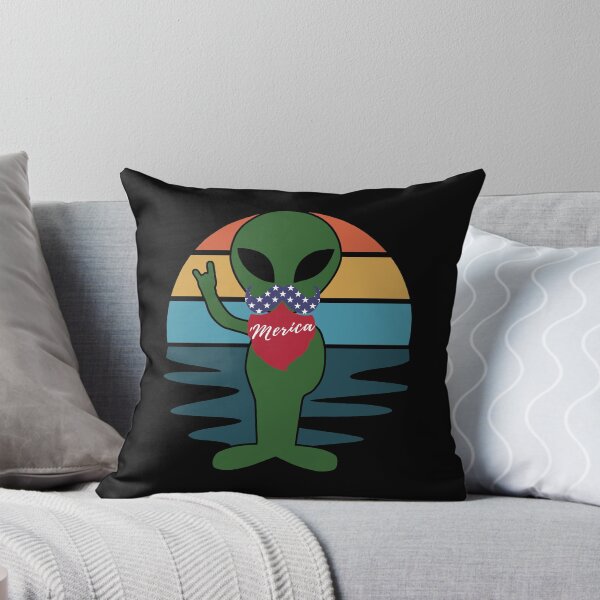 Item preview, 'Merica America cute alien sunset design  designed and sold by Ollie P.  Leo.