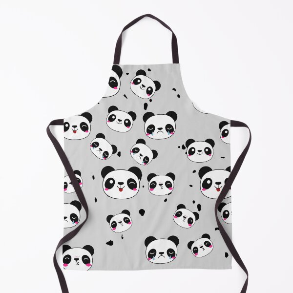 Item preview, Raining Pandas - Overcast Grey Background designed and sold by SigmaFox.