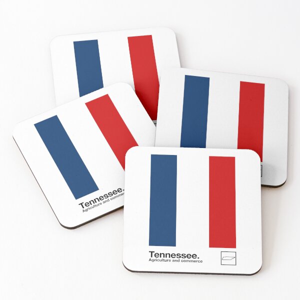 Item preview, Tennessee Flag // Original Aesthetic Colors Artwork Design designed and sold by AestheticNow.