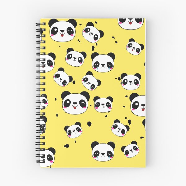 Item preview, Raining Pandas - Sunshine Yellow Background designed and sold by SigmaFox.