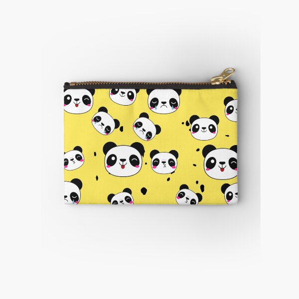 Item preview, Raining Pandas - Sunshine Yellow Background designed and sold by SigmaFox.