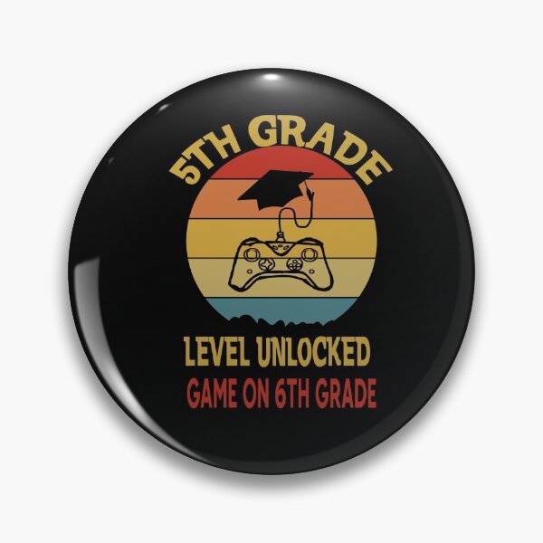Item preview, 5th Grade Level Unlocked Game On 6th Grade Classic T-shirt , video games  designed and sold by Ikgha.