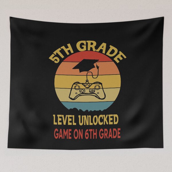Item preview, 5th Grade Level Unlocked Game On 6th Grade Classic T-shirt , video games  designed and sold by Ikgha.