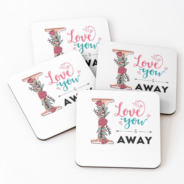 Item preview, I love you 6 feet away designed and sold by dogcuddleralert.