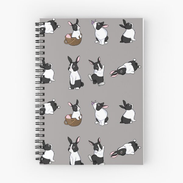 Item preview, Cute Dutch Black and White Bunnies Pack designed and sold by Floramisu.