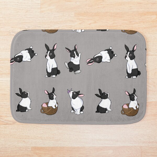 Item preview, Cute Dutch Black and White Bunnies Pack designed and sold by Floramisu.
