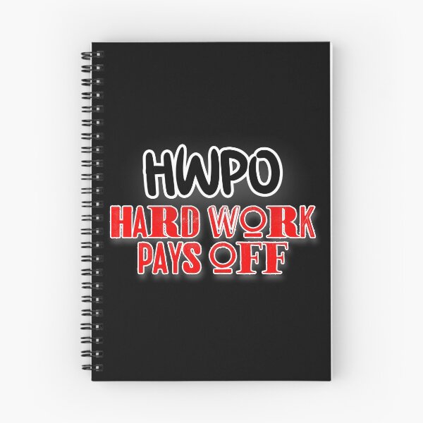 Item preview, Hwpo Hard Work Pays Off designed and sold by Seopdesigns.