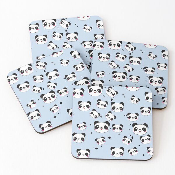Item preview, Raining Pandas - Sky Blue Background designed and sold by SigmaFox.