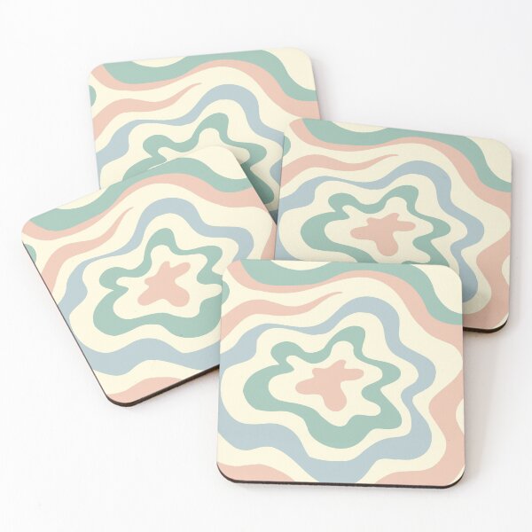 Item preview, Liquid Swirl - Blush, Sage, Pale Blue & Ivory designed and sold by GrimButterfly.