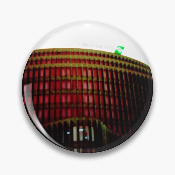 SWISS HOTEL - FRONTAL VIEW by REKHA IYERN FE RECORDS CANADA Pin