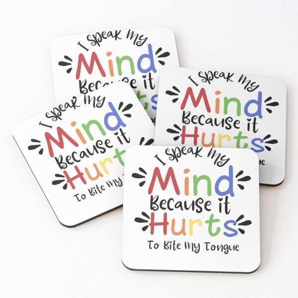 Item preview, I Speak my mind because it hurts to bite my tongue ,Humor ,Graphic Tee ,Gift for her ,Gift for mom ,Unisex ,Gift for wife designed and sold by PIXEcompany.