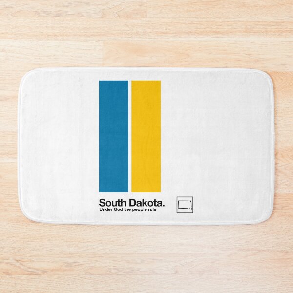 Item preview, South Dakota Flag // Original Aesthetic Colors Artwork Design designed and sold by AestheticNow.