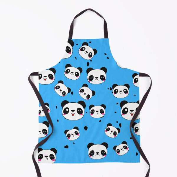 Item preview, Raining Pandas - Brilliant Blue Background designed and sold by SigmaFox.