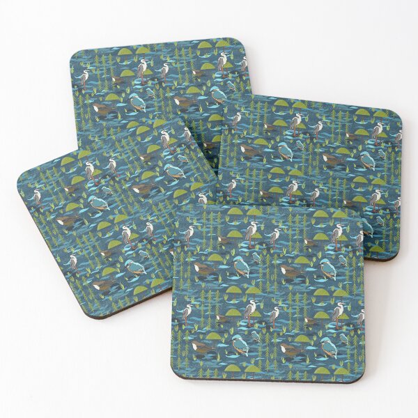 Item preview, From my window, kingfishers, herons and dippers on the river designed and sold by sueshormanart.