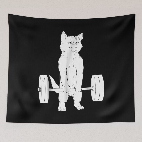 Item preview, Cat Weightlifting designed and sold by SnowStore98.