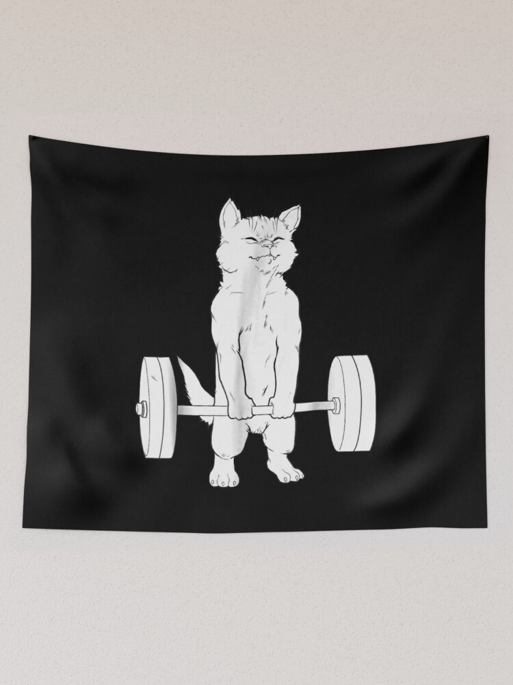 Weightlifting tapestry sale