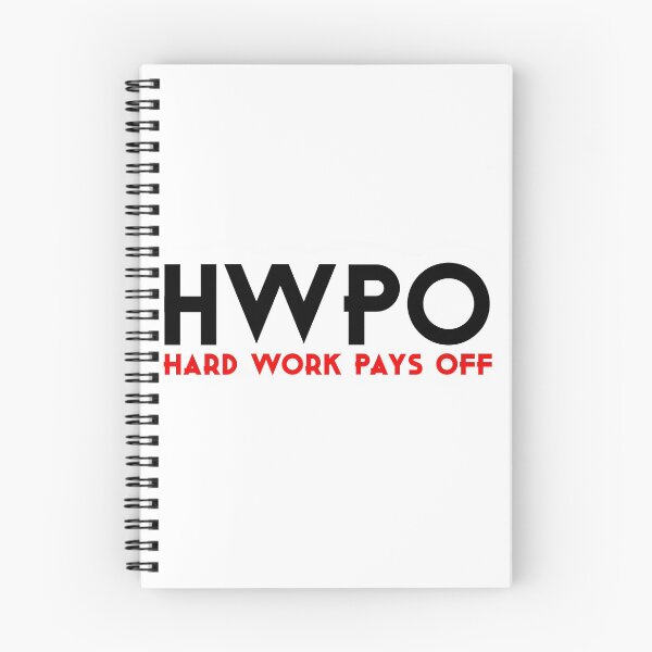 Item preview, Hwpo Hard Work Pays Off designed and sold by Seopdesigns.