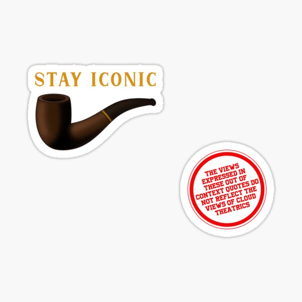 Cloud Theatrics Fireside Chat Stickers Sticker