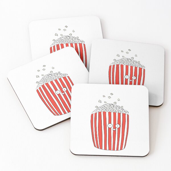 Aperçu de l'œuvre Impression drôle de pop-corn Happy créée et vendue par victoriworld.