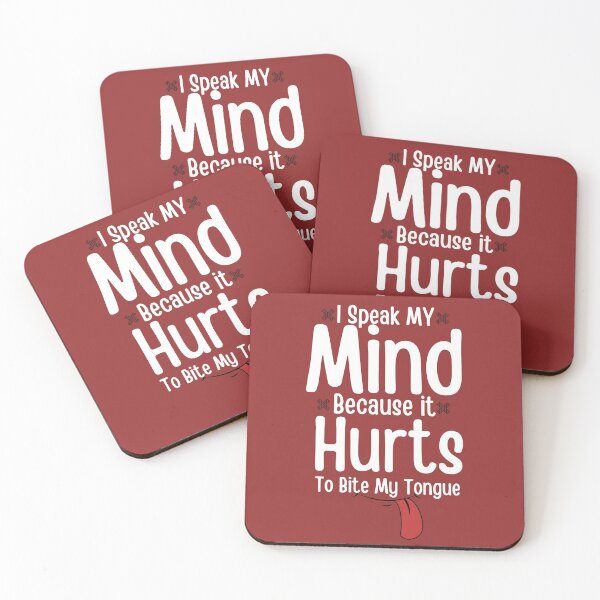 Item preview, I Speak my mind because it hurts to bite my tongue ,Humor ,Graphic Tee ,Gift for her ,Gift for mom ,Unisex ,Gift for wife designed and sold by PIXEcompany.