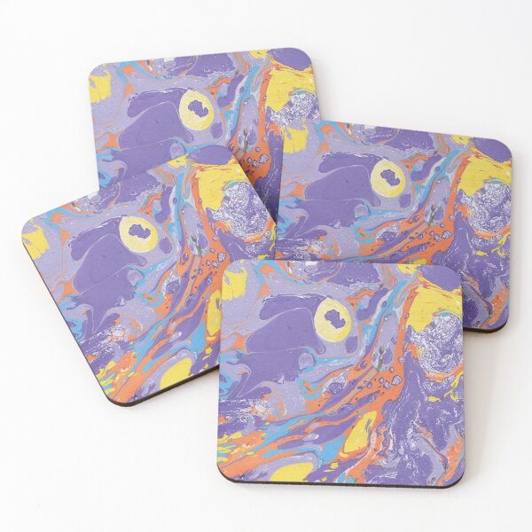 Item preview, Ink marble purple paint splash  designed and sold by Md1982.