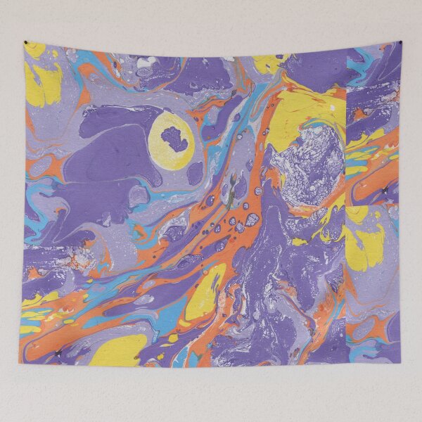 Item preview, Ink marble purple paint splash  designed and sold by Md1982.