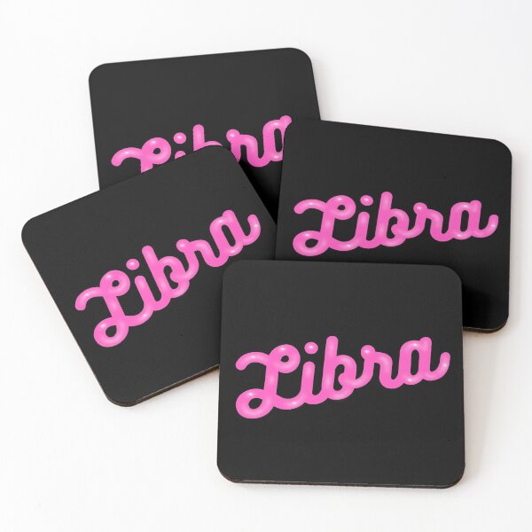 Item preview, Libra - pink shiny letters designed and sold by Gerhanj.