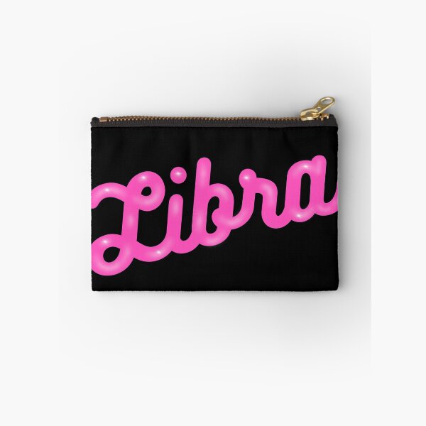 Item preview, Libra - pink shiny letters designed and sold by Gerhanj.