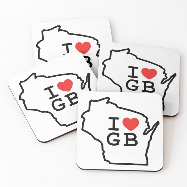 Item preview, I Love Green Bay - White designed and sold by nicdesignsstuff.