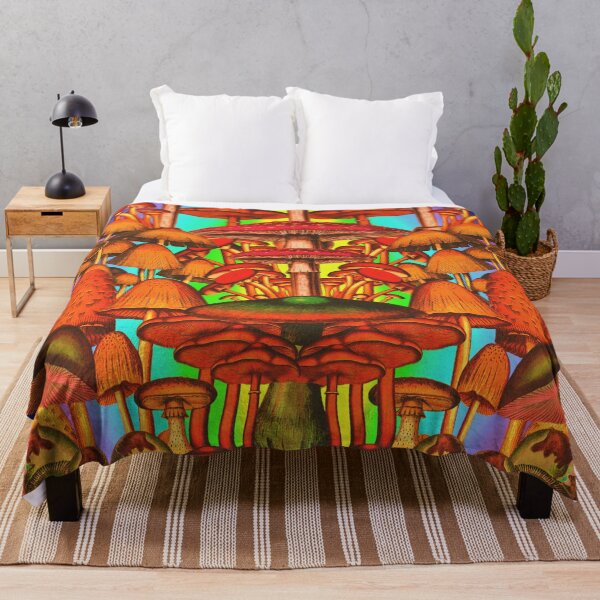 Item preview, Rainbow mushroom mosaic designed and sold by sandpiperstudio.