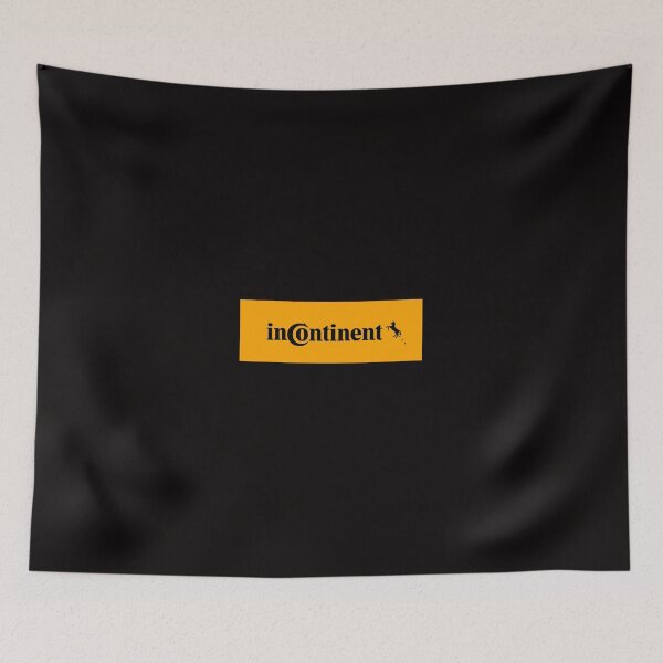 Item preview, Incontinent yellow parody continental advertising commercial Tshirt designed and sold by Nosferatu1922.