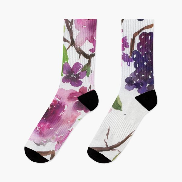 Item preview, purple flowers with grapes designed and sold by kosarandrea.