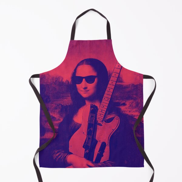 Item preview, Mona Lisa with Guitar - Guitar Lover Gift designed and sold by Sociojunkie.