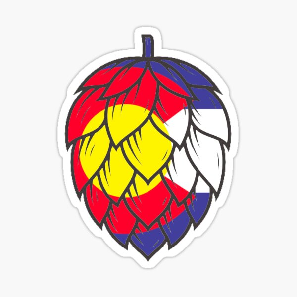 United States of Hops - Colorado Craft Beer Sticker
