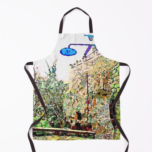 Item preview, Barbarano Romano: glimpse with old lamppost designed and sold by Giuseppe Cocco.