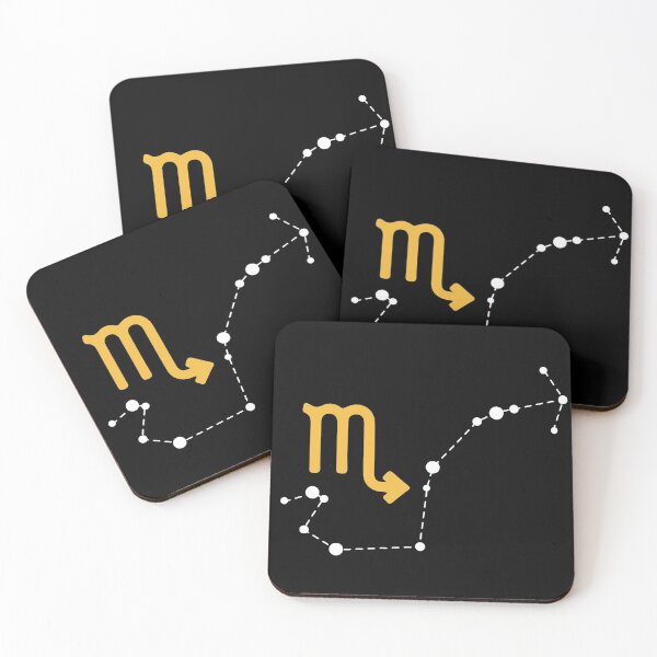 Item preview, Scorpio Zodiac Sign with Constellation (White) designed and sold by Arianna Khalil.