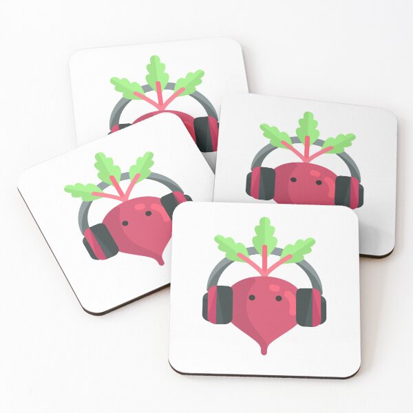 Item preview, Funny Beet Headphones Vegan Vegetarian Puns  designed and sold by Essetino.