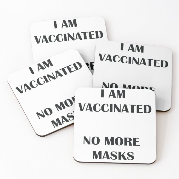 Aperçu de l'œuvre Je suis vacciné, plus de masques créée et vendue par medchb.