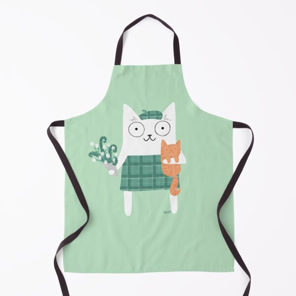 Item preview, Cat Girl in Plaid designed and sold by SamHoweMeow.