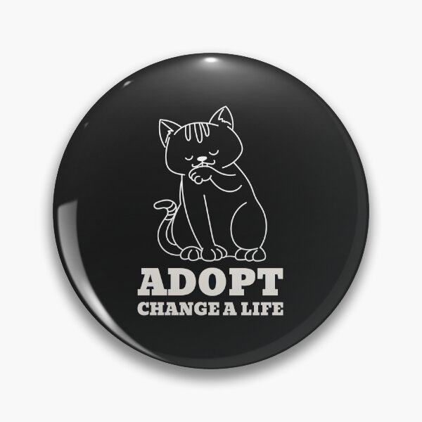 Item preview, Adopt a Cat Change a Life - Rescued Is My Favorite Breed designed and sold by Purrfecta.