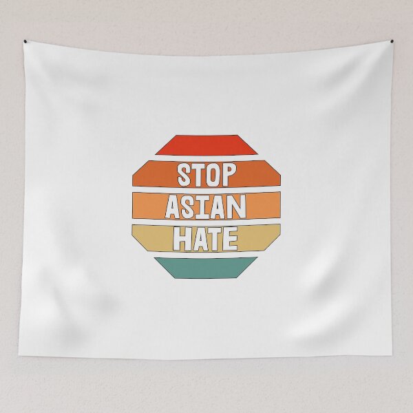 Item preview, Stop Asian Hate Stop Sign Retro AAPI Asian Lives Matter designed and sold by American-Proud.