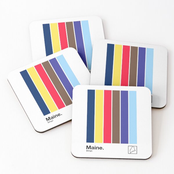Item preview, Maine // Original Minimalist Artwork Poster Design designed and sold by AestheticNow.