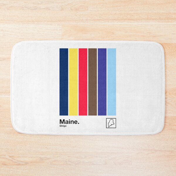 Item preview, Maine // Original Minimalist Artwork Poster Design designed and sold by AestheticNow.