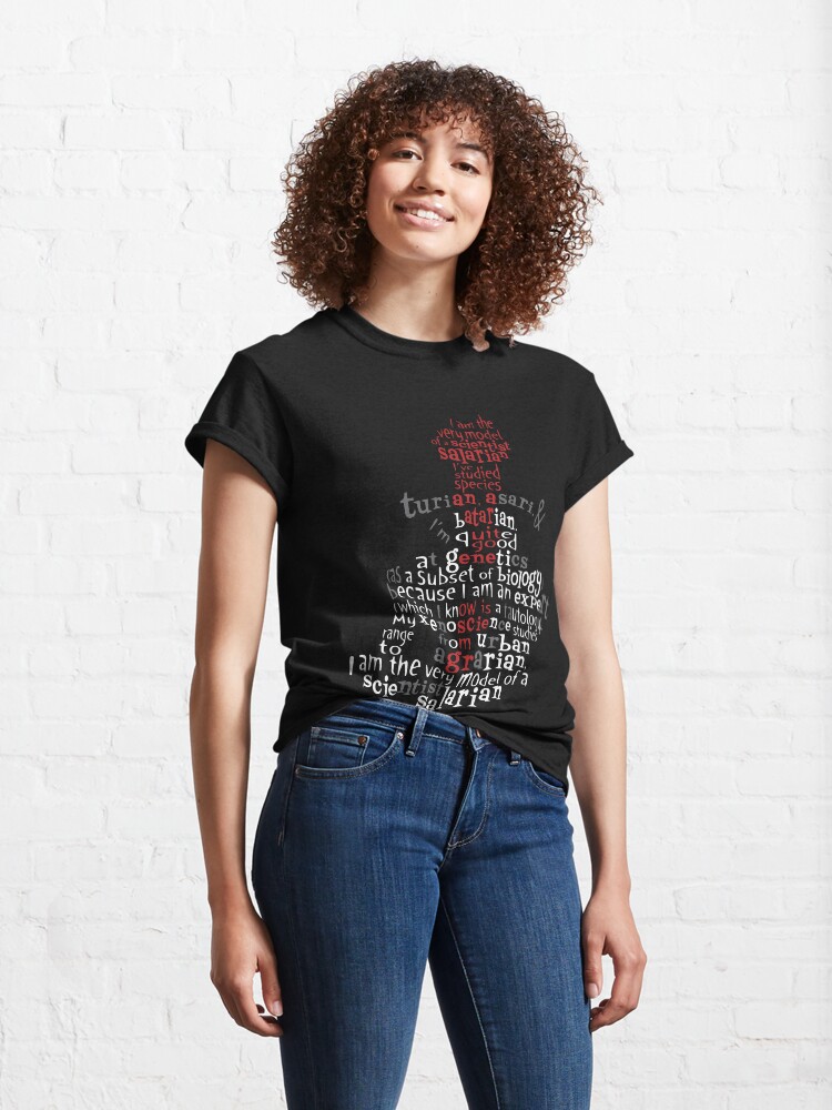 Alternate view of Scientist Salarian (no borders version) Classic T-Shirt