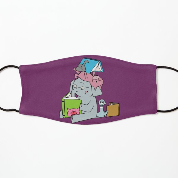 Elephant and Piggie reading. Gerald and Piggie. Kids Mask
