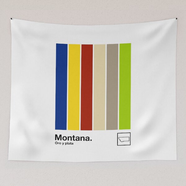 Item preview, Montana // Original Minimalist Artwork Poster Design designed and sold by AestheticNow.