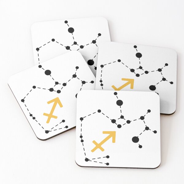 Item preview, Sagittarius Sign with Constellation (Black) designed and sold by Arianna Khalil.